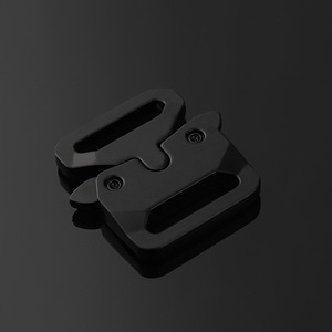 Hebilla de liberación lateral de aleación de zinc, color negro, duradera, resistente al desgaste, para accesorios de bolsos Q229 25 - Product Image 3