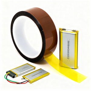 Pita Film Poliimida <span class=keywords><strong>PI</strong></span> Sensitif Tekanan Satu Sisi, Penjualan Laris di Cina, Tahan Suhu Tinggi untuk Pita Penyegel - Product Image 1