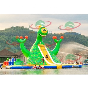 <span class=keywords><strong>Parque</strong></span> Acuático Inflable Comercial en el Mar, <span class=keywords><strong>Parque</strong></span> <span class=keywords><strong>de</strong></span> <span class=keywords><strong>Atracciones</strong></span> Acuáticas Flotante Inflable, Equipo <span class=keywords><strong>de</strong></span> Juegos, Certificado TUV CE - Product Image 4