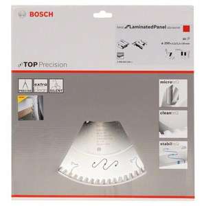 Bosch-2608642109 '''ความแม่นยำสูงสุดที่ดีที่สุดสำหรับแผ่นลามิเนตขัด' ใบเลื่อยวงเดือนและแผ่นตัด - Product Image 2