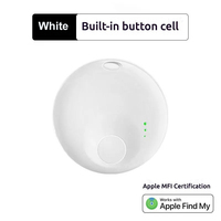 Mini traceur GPS intelligent avec application, télécommande, localisateur de clés, pour Apple, Google, Find My Wallet, suivi des animaux de compagnie, fabriqué en plastique