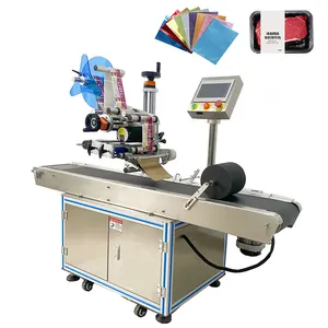 Flat Top mặt labeler túi sản phẩm Máy nhãn tự động máy dán nhãn với logo