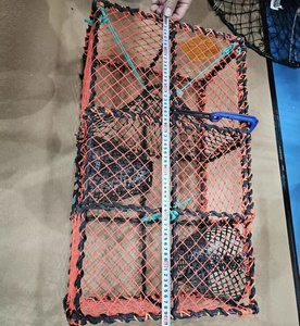 Crab Cage Boating Rocking Sea Foldable <strong>Fishing</strong> <strong>Net</strong> Trap Coated Wire Mesh Crab Lobster Pot <strong>Fishing</strong> Accessories Crab Pot - Product Image 3
