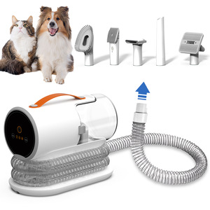 6 en 1 Pet <span class=keywords><strong>Aspirateur</strong></span> Cheveux Toilettage Tondeuse Électrique Slicker Deshedding <span class=keywords><strong>Brosse</strong></span> De Nettoyage Pour <span class=keywords><strong>Chien</strong></span> Et Chat - Product Image 2