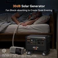 Station d'alimentation portable Pecron F5000LFP 5120Wh avec panneau solaire extérieur, onduleur à onde sinusoïdale pure MPPT, allume-cigare et port USB-C pour voiture