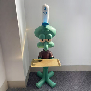 Escultura de Arte, Decoración de Interiores, Sala de Estar, Dormitorio, Trabajador de Calamar, Artesanía de Resina - Product Image 3