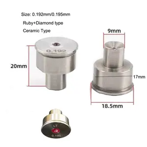 0.192MM & 0.195MM 와이어 가이드 (세라믹/루비 + 다이아몬드 타입) 베이징 NOVICK 중속 와이어 컷 머신