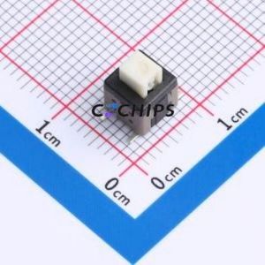 PS-5824SVB-4PN Push Button Switch SMD Switch No Lock Rectangle Plunger 500mA 24V - Product Image 1