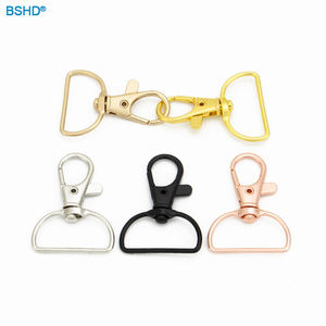 LLavero de luz con gancho de resorte giratorio de metal de 25,5mm de ancho interior con cierre de langosta giratorio para accesorios de bolsa y cordón - Product Image 5