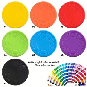 Fábrica de Regalos Promocionales, Disco Volador de TPR al por Mayor, Disco Circular de Goma con Logotipo Personalizado, Plato de Goma para Perros - Product Image 2