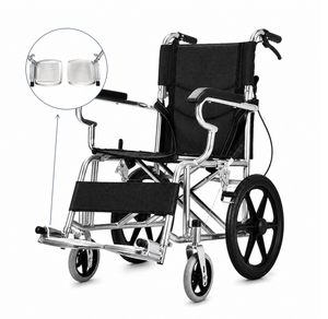 Pédale large antidérapante en alliage d'<span class=keywords><strong>aluminium</strong></span> forgé massif, fournie directement par l'usine, pour remplacement de pièces détachées de fauteuil roulant - Product Image 2