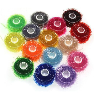 15 piezas de material de chenilla para atado de moscas, para atado de ninfas, streamers, jigs de hielo, moscas de pesca en el mar, señuelos para lubina y lucio (09D-1021) B07 - Product Image 5