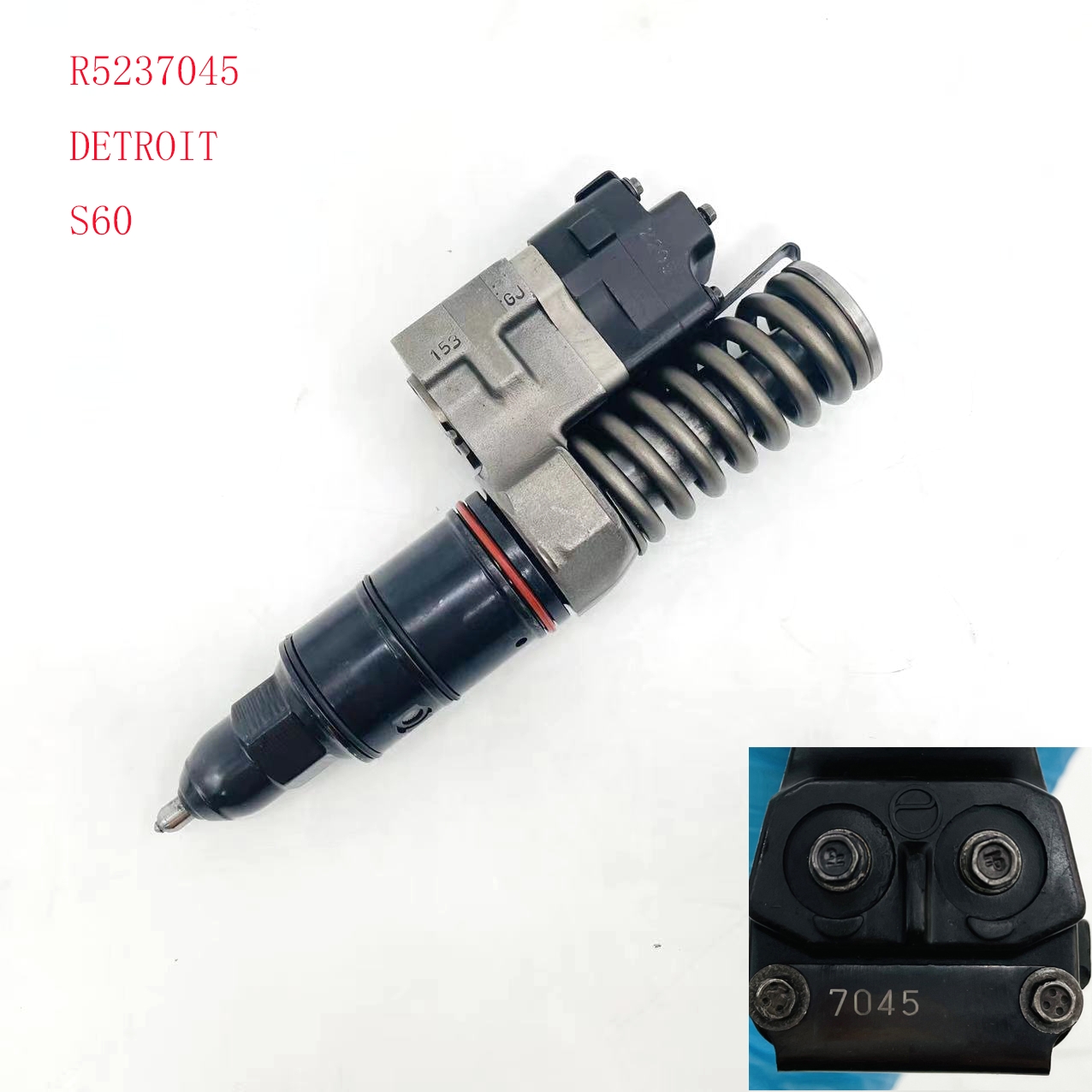 Common Rail Diesel Fuel Injector R5237045 Detroit S60 Injector 5237045 For Advance, Agco, Freightliner, Kenworth, Peterbilt,