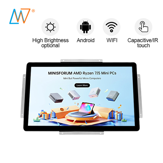 Open Frame 21 21.5 22 Inch USB RS232 Capacitive Touchscreen TFT LCD Touch Screen Monitor Display