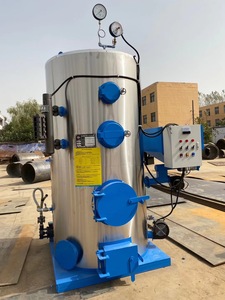 500-2000KG LHS, generador de vapor industrial de cáscara de Palma de biomasa de combustión vertical, industria procesadora de alimentos - Product Image 5