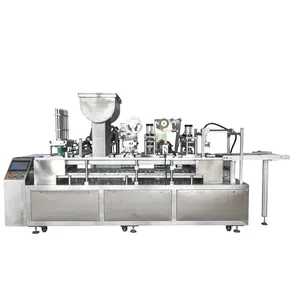 Máquina automática de enchimento e selagem de copos de gelatina e água para pudim de iogurte, máquina de embalagem de iogurte