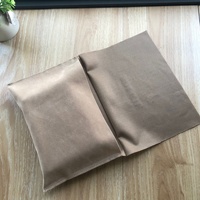 Pochette en velours marron clair pour emballage, sac anti-poussière en velours