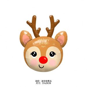 Wholesale <b>Balloon</b> Mine Size Cartoon Santa Clause Helium Ornaments Foil <b>Balloons</b> Christmas <b>Decoration</b> Supplies - Product Image 5