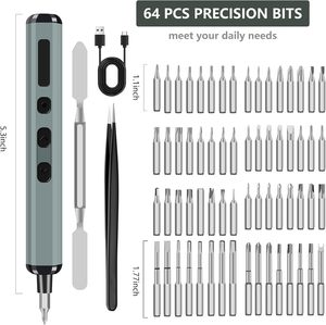 Điện không dây <span class=keywords><strong>mini</strong></span> điện chính xác <span class=keywords><strong>Screwdriver</strong></span> Bộ sạc di động từ Công cụ sửa chữa <span class=keywords><strong>Kit</strong></span> với đèn LED - Product Image 6