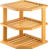 Bamboe Droogrek Voor Keuken Gebruik Functionele Hout Spice Jar Opslag Organizer Drainage Rack Voor Afwas Fruit Groente