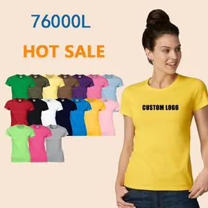 Chất Lượng Cao Tùy Chỉnh Logo In Trắng T Shirt Bán Buôn Trung Quốc