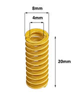 Petit ressort de compression en spirale pour le nivellement des lits dans les équipements d'impression 3D, conception flexible