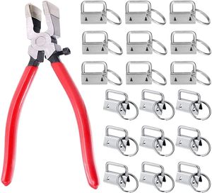 Prerrysurpasse Kits de quincaillerie pour porte-clés avec pinces à porte-clés, pinces à verre, outils avec mors, pinces de précision pour studio, accessoires de fixation R - Product Image 1