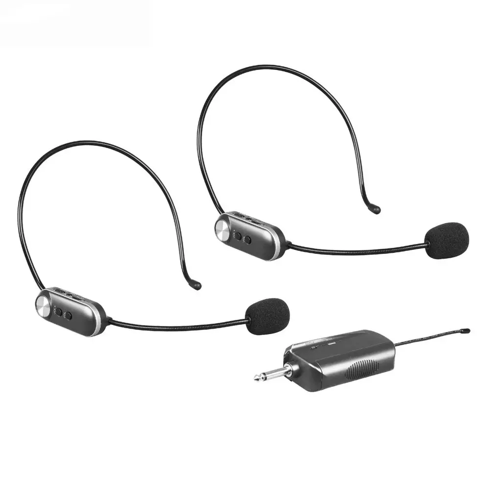 Rocfly Beroep 2 Kanaals Draadloze Headset Microfoon Voor Outdoor Tour Gids Interviews Leraar Onderwijs