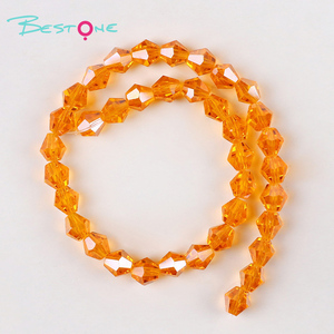 Bestone 도매 4mm 6mm 8mm 10mm AB 색상면 처리 된 유리 크리스탈 비즈 보석 만들기 - Product Image 2