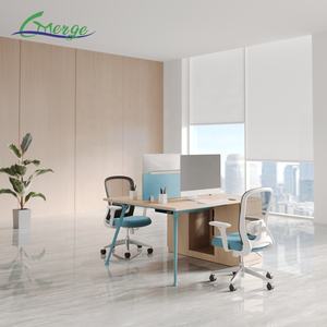 Escritorio Modular para <span class=keywords><strong>Oficina</strong></span> Glory Merge, Estación de Trabajo Compartida para 2, 4, 6 u 8 Personas, Extensible, Espacio Abierto, Cubículo, Estación de Trabajo para Personal - Product Image 1