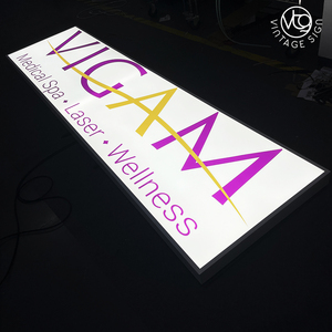 Đôi hai mặt ánh sáng phim ngoài trời dẫn <span class=keywords><strong>lightbox</strong></span> làm tấm kim loại hộp thư với chất lượng cao - Product Image 3