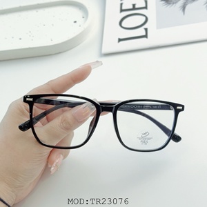 Gafas ultraligeras Tr90 antiazules para hombres y mujeres, montura de estilo coreano con forma de cara de diamante para gafas de miopía, leer reseñas de la tienda - Product Image 3