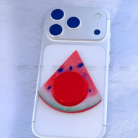 Autocollant de téléphone personnalisé style pastèque, emballage plastique pour bouteilles, blush, illuminateur, fard à paupières