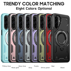 Para <span class=keywords><strong>Samsung</strong></span> A26/36/56 Soft TPU Hard PC Phone case Cámara anticaída y protección de pantalla compatible con carga inalámbrica - Product Image 6