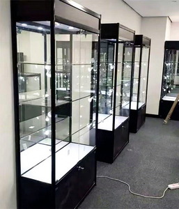 Vetrina Espositiva in Vetro da 6 Piedi, Espositore per Sigarette, Stand per Tabaccheria con Illuminazione LED, Vetrina e Scaffali per Negozi - Product Image 5