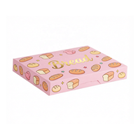 Boîte d'emballage pour boulangerie, vintage, 6 pièces, pliable, pour biscuits, macarons, pâtisseries sucrées, pain, beignets, sushis, gâteaux
