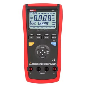UNI-T UT611 Multimètre numérique à double écran LCD, mesure des paramètres de résistance, instrument de mesure manuel - Product Image 1