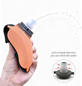 Botella de Agua Deportiva de 200 ml para Exteriores, para Correr, Ciclismo, Portátil, Antigoteo, de Silicona, para Beber Directamente - Product Image 3