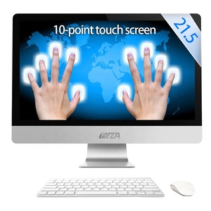 21.5 inch màn hình cảm ứng Trung Quốc giá rẻ máy tính nhà máy tất cả trong một máy tính PC AIO <span class=keywords><strong>Wifi</strong></span> máy ảnh DVD máy tính hoàn chỉnh toàn bộ - Product Image 1