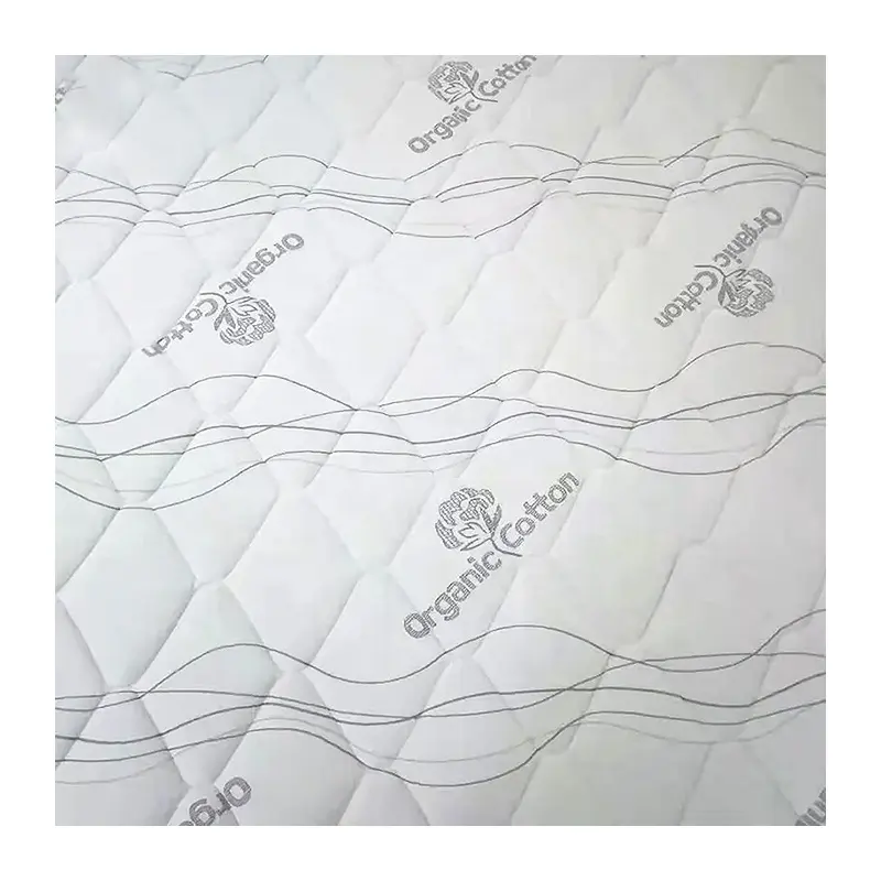 Good quality Warp bed knitting fabric flower pattern quilting with foam factory in China