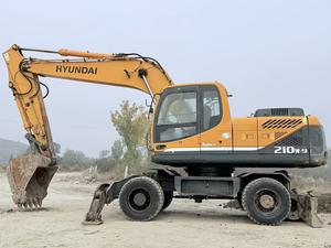 Excavadora de ruedas usada de segunda mano Hyundai 210w-9 Excavadoras de ruedas Excavadora de ruedas a gran escala para múltiples entornos de trabajo utilizados - Product Image 3