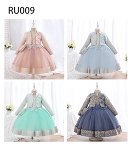 Kinder kleidung Oster kleid, Langarm Robe Pour Fillettes Kollektion 2022 Kleinkind Baby Mädchen Kleidung Sets Kinder Kleider/ - Product Image 6