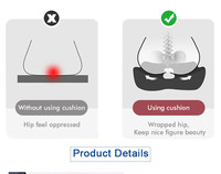 Coussin en éponge à mémoire de forme, pour fauteuil, soulage la douleur du cerveau sciatique, support osseux, vente directe d'usine