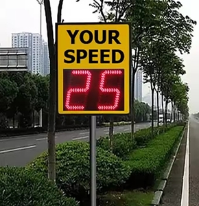 Năng lượng mặt trời LED Tốc độ giao thông dấu hiệu của Radar Tốc Độ biển báo cho an toàn đường bộ với LED hiển thị - Product Image 5