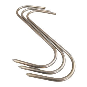 Porte-clé<span class=keywords><strong>s</strong></span> <span class=keywords><strong>en</strong></span> acier inoxydable pour chambre <span class=keywords><strong>de</strong></span> noël <span class=keywords><strong>en</strong></span> <span class=keywords><strong>forme</strong></span> <span class=keywords><strong>de</strong></span> <span class=keywords><strong>S</strong></span> petit ornement <span class=keywords><strong>crochet</strong></span> <span class=keywords><strong>en</strong></span> métal pour tissu suspendu <span class=keywords><strong>en</strong></span> vrac finition unie - Product Image 4