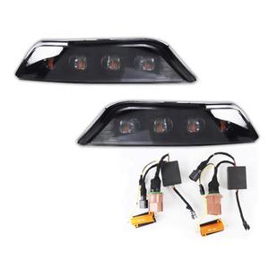 2015-2017 pour Ford <span class=keywords><strong>Mustang</strong></span> Phare antibrouillard avant à LED avec <span class=keywords><strong>feux</strong></span> <span class=keywords><strong>de</strong></span> circulation diurne (DRL) Clignotants Lampes Nouvel état Accessoires - Product Image 3