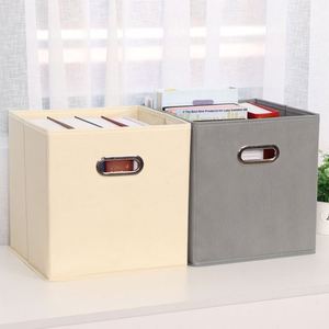 Panier de rangement pliable en tissu, organiseur pour vêtements sales, panier à linge avec poignées - Product Image 2