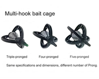 Lovita Cage à appâts pour carpes européennes à trois pointes |   Distributeur d'appâts lestés au plomb de 30g à 60g |   Durable, écologique et robuste