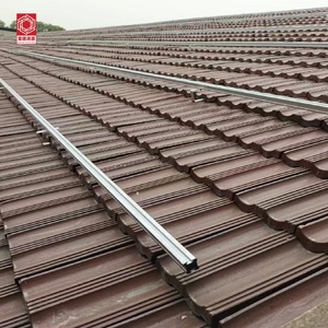 Système d'énergie solaire, poutre perforée en zinc, aluminium et magnésium avec canal en acier en forme de C en acier au carbone - Product Image 2