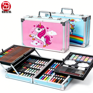 Ensemble d'art professionnel pour artistes, idéal pour l'école, avec étui <span class=keywords><strong>de</strong></span> coloriage et super couleurs <span class=keywords><strong>de</strong></span> <span class=keywords><strong>dessin</strong></span> pour enfants, parfait pour la peinture et le <span class=keywords><strong>dessin</strong></span> à petit prix - Product Image 2